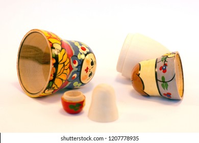 Nesting Dolls Parts Not Matching As A Concept Of Personality Disorder