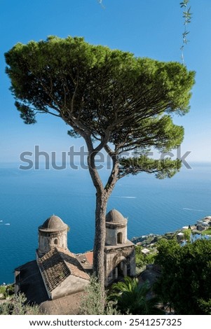 Similar – Image, Stock Photo Panoramic view over Amalfi