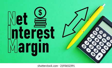 Net Interest Margin Nim Shown Using Stock Photo 2193652391 | Shutterstock