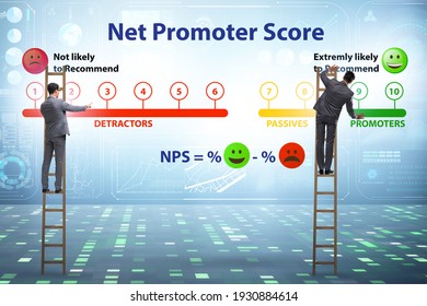 Net Promoter Score NPS Concept With Businessman