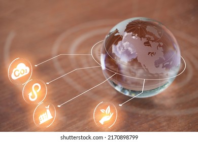 Net Zero And Carbon Neutral Concepts Net Zero Emissions Goals Weather Neutral Long-term Strategy.