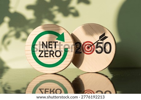 Net zero emissions target by twenty fifty goal