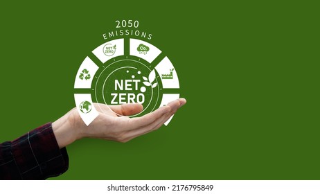 Net Zero Icon Hand Carbon Neutral Stock Photo 2176795849 | Shutterstock