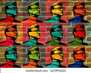 Netaji Subhas Chandra Bose - Wall Graphics In West Bengal, India