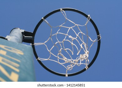 Netball Hoop Under The Sky