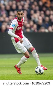 NETHERLANDS, Amsterdam - January 21th 2018: Ajax Player Hakim Ziyech During The Ajax - Feyenoord Match 