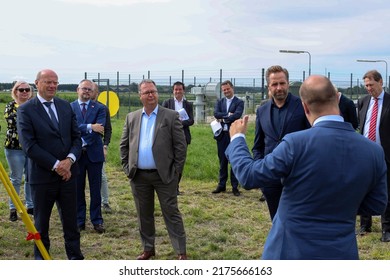 Netherlands, July 8th, 2022 - Housing Minister Hugo De Jonge Visits The Zuidplaspolder Where A New Village Will Be Built With 8000 Homes In Zuidplas