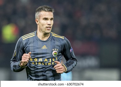 NETHERLANDS, ROTTERDAM - Decemer 8th 2016: Feyenoord Vs Fenerbahce In The Europa League Group Stage , Robin Van Persie