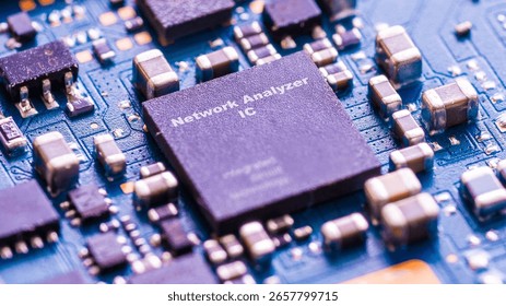Network Analyzer IC IC for analyzing the electrical properties of networks and components. integrated circuits ICs