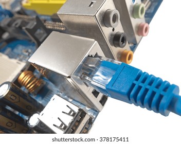 Network Cable Connected Computer Stock Photo 378175411 | Shutterstock