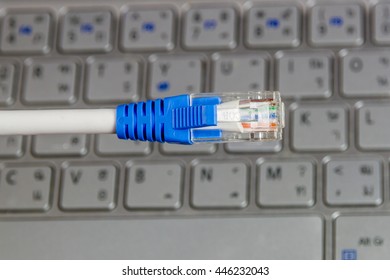 network cable on keyboard