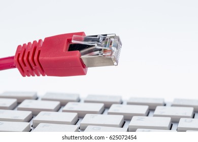 network cable on keyboard