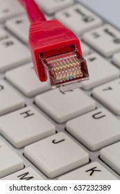 network cable on keyboard
