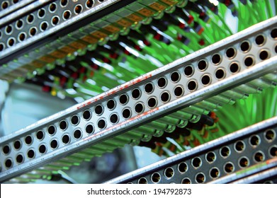Network colored wires in server