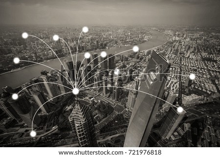 Similar – Image, Stock Photo night view of the Danube river flowing through Budapest