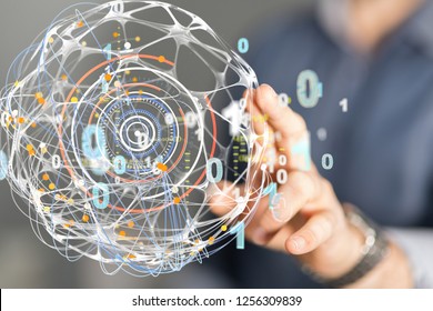 network data in hand