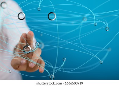network digital interface in hand