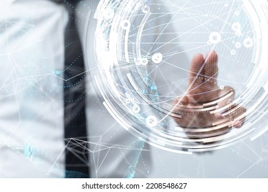 network digital interface in hand