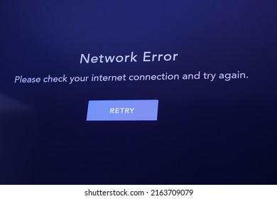 Network error warning. Concept for no internet, wifi issues, modern dependence on the internet, being disconnected