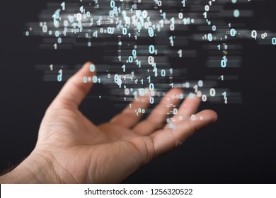 network media  in hand