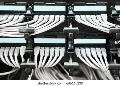 Network panel, switch and cable in data center - Powered by Shutterstock - Get 15% off with code: PIKWIZARD15