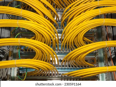 Network Patch Panel In A Data Center