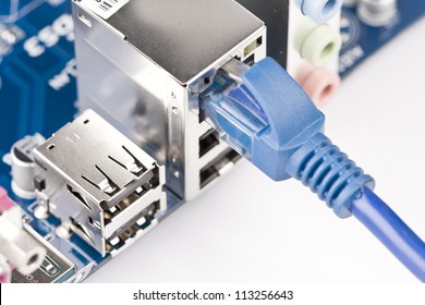 Network Server Network Cable Plug Stock Photo 113256643 | Shutterstock