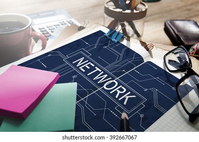 Network Social System Computer Connection Web Concept