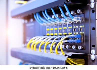 Network switch and ethernet cables,Data Center Concept. - Powered by Shutterstock - Get 15% off with code: PIKWIZARD15