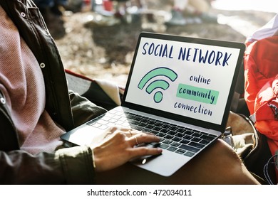 Networking communication Connection Share Ideas Concept