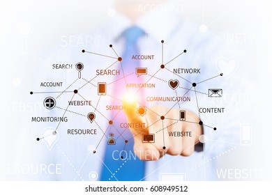 Networking Connection Concept Stock Photo 608949512 | Shutterstock