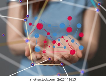 Networking Connections: Data Visualization in Hands