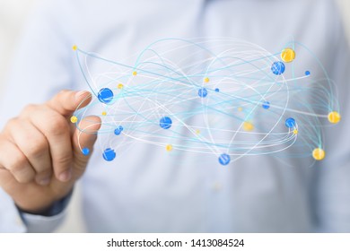 networking source digital in hand