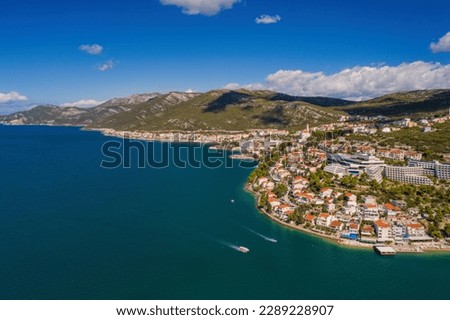 NEUM, BOSNIA AND HERZEGOVINA, a seaside resort on the Adriatic Sea, is the only coastal access in Bosnia and Herzegovina. September 2020