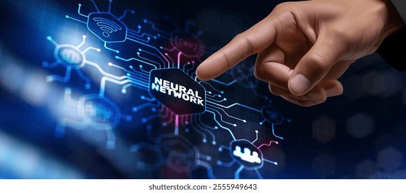 Neural Network concept. Mathematical model, as well as its software or hardware implementation.