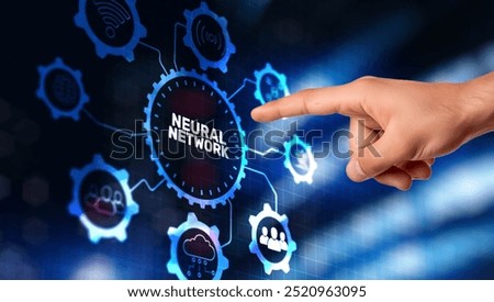 Neural Network concept. Mathematical model, as well as its software or hardware implementation.