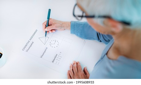 Neuropsychological Test For Cognitive Function Or Cognitive Ability Test.