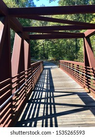 Neuse River Trail Raleigh NC 10/18/19. Iron Bridge Over Neuse River.