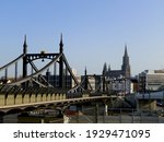 the Neutor bridge and the church of Ulm, Germany