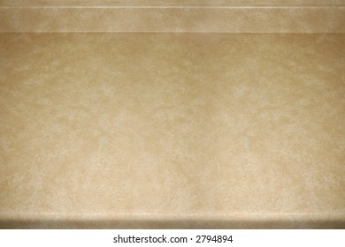 A Neutral Beige Colored Empty Counter Top