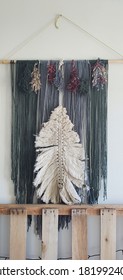 Neutral Boho Yarn Wall Hanging