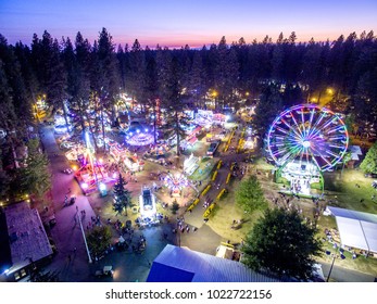 Nevada County Fair Night Scene