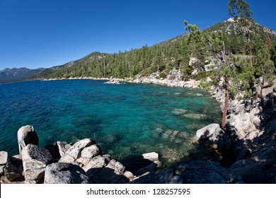 From The Nevada Side, Lake Tahoe, In The Sierra Mountains, Is Quite Spectacular.  Ski Resorts Here Are Popular In The Winter While Boating, Hiking And Mountain Biking Is Popular In The Summer.