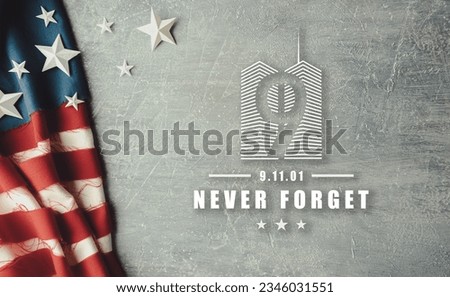 Never Forget Background for National Day Of Service And Remembrance and Patriot Day