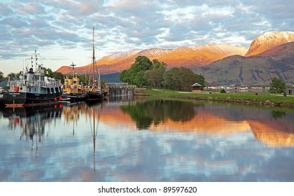 Nevis Mountain Range Reflections