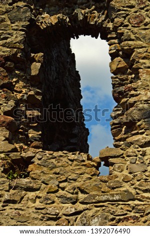 Similar – ray of hope Window Ruin