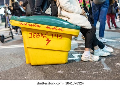 New Abortion Bill Protest In Warsaw, Poland – Warsaw, Poland, 10/26/2020