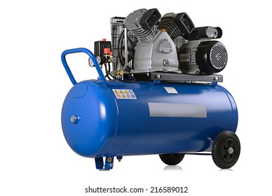 New air compressor on a white background.