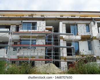 New Apartment House Construction Detail In Budapest, Hungary