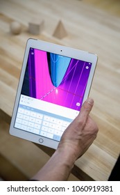 A New Apple Inc. IPad 6 Is Demonstrated At An Educational Focused Event At Lane Technical College Prep High School In Chicago, Illinois, U.S., March 27, 2018. 